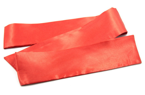 Красная сатиновая лента для связывания фото 7