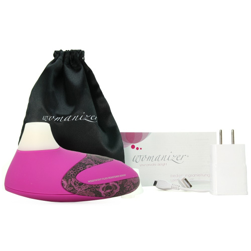 Бесконтактный клиторальный стимулятор Womanizer Pro W500 бордовый фото 3
