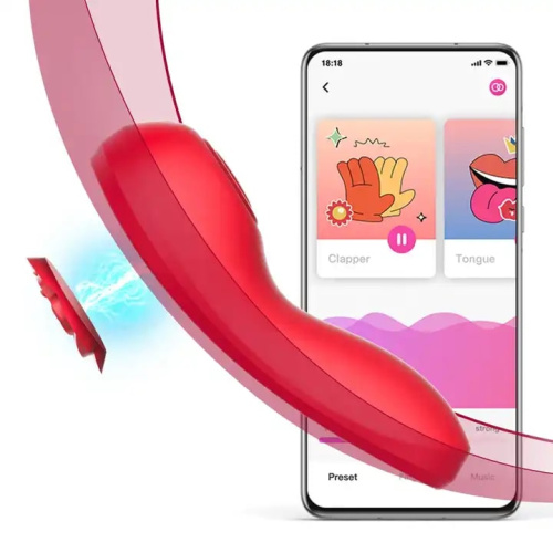 Магнитный смарт-вибратор в трусики Magic Motion Funtown Caleo фото 7