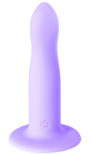 Нереалистичный фаллос на присоске Flow Emotional Purple 13 см фото 2