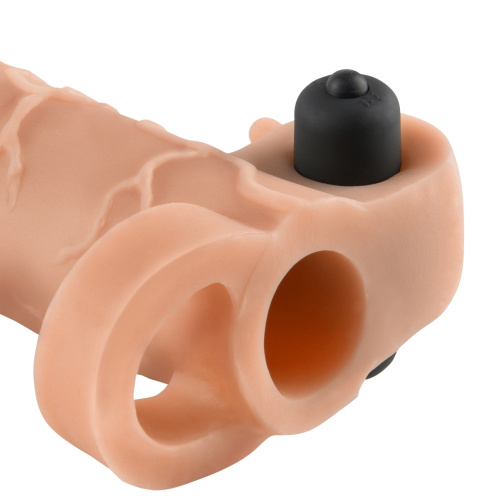 Удлиняющая насадка с вибрацией FX Vibrating Real Feel 1in Extension фото 3