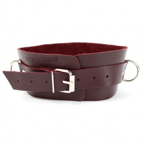 Ошейник классика бордо фото 3