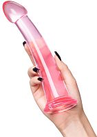 Розовый фаллоимитатор Jelly Dildo XL Toyfa Basic 22 см