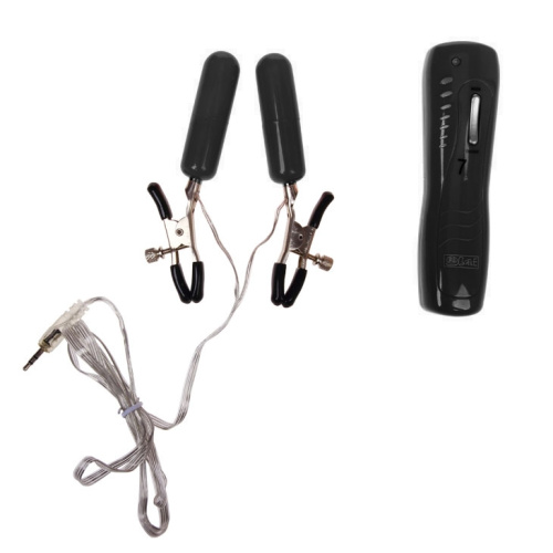 Зажимы для груди с вибро-грузиками Vibrating Nipple Clamps фото 4