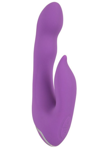 Вибратор с клиторальным стимулятором Purple Vibe фото 2