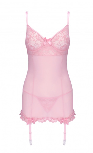 Розовая сорочка Rabia S/M фото 3