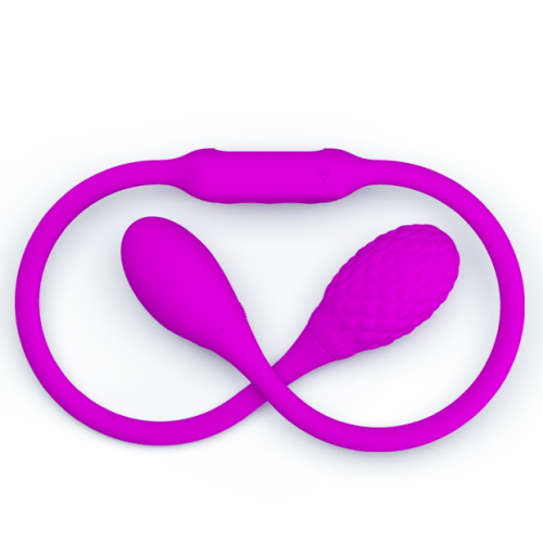 Двойной вибростимулятор Pretty Love Lovers Whip с рельефом фото 4