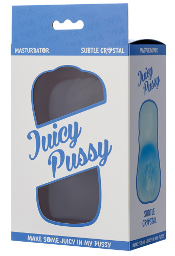 Прозрачный мастурбатор Juicy Pussy Subtle Crystal фото 9