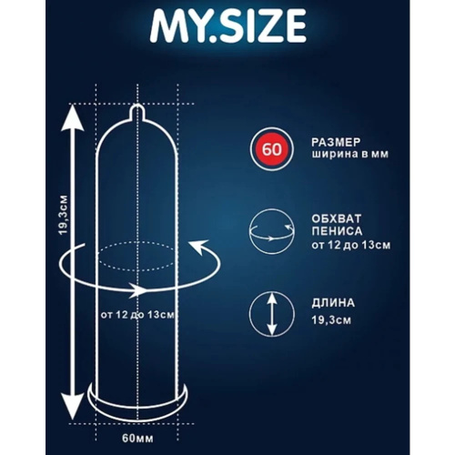 Презервативы My.Size Mix №28 размер 60 фото 4