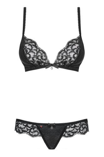 Соблазнительный черный комплект Laluna S/M фото 3