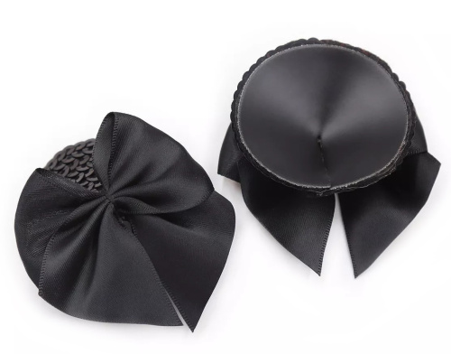 Черные пэстисы с черными бантиками фото 2