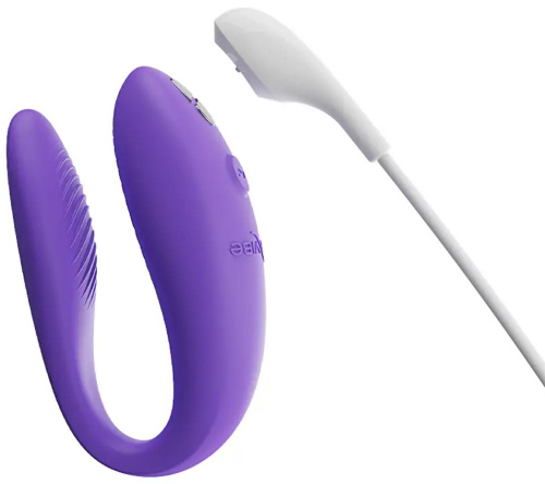 Смарт-вибратор для пар We-Vibe Sync Go фиолетовый фото 7