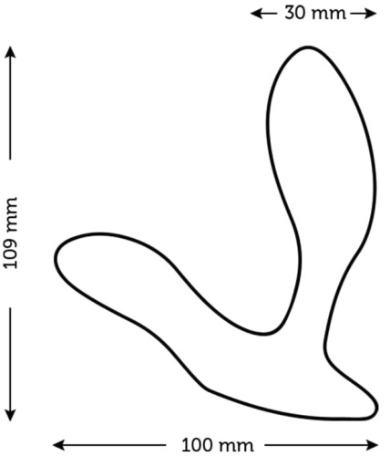 DEMO Регулируемый смарт-вибромассажер простаты We-Vibe Vector Plus черный фото 10