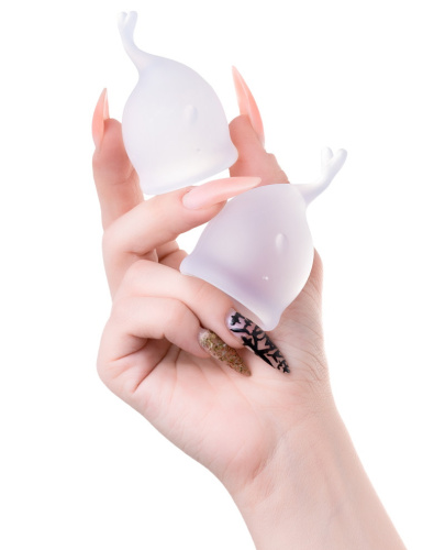 Набор менструальных чаш Satisfyer Feel Secure, прозрачный фото 2
