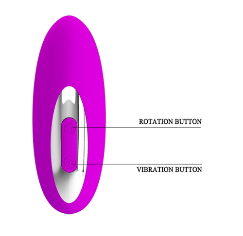 Вибромассажер простаты с функцией ротации Pretty Love Merlin пурпурный фото 5