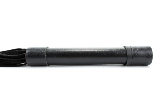 Классическая плеть с хвостами из натуральной замши фото 3