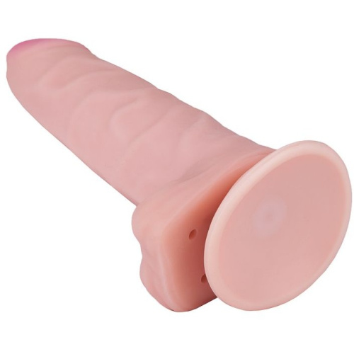 Реалистичный фаллос с маленькой мошонкой на присоске 14 см фото 5