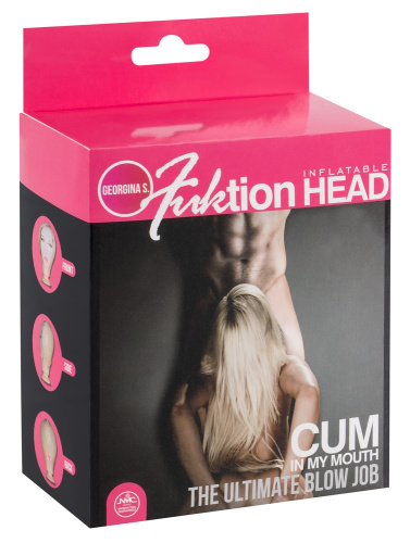 Надувная голова блондинки на присоске Fuktion Head Georgina фото 4