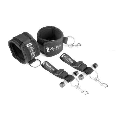 Черные фиксаторы с креплением к двери фото 4