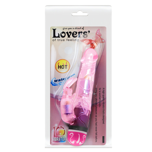 Вибратор с клиторальным стимулятором Lovers фото 9