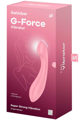 Вибратор для точки G Satisfyer G-Force розовый фото 10