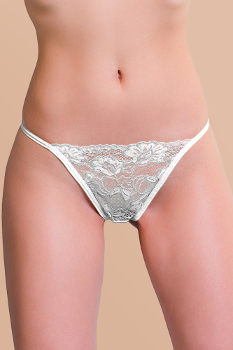 Трусики со стразами Joli Valerie белые OS фото 2