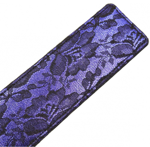 Пэдл фиолетового цвета декорированный кружевом 37 см фото 6