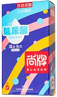 Ребристые презервативы с пупырышками Elasun Ribbet and Dotted 10 шт
