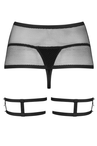 Дерзкий пояс для чулок и стринги L/XL фото 4