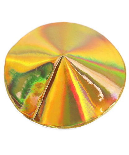 Золотые пэстисы с эффектом металлика фото 2