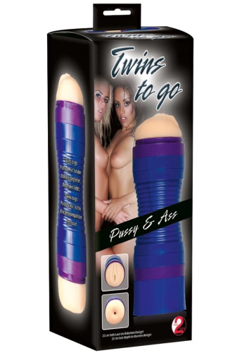 Двойной мастурбатор в колбе Twins To Go фото 6