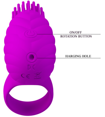 Эрекционное кольцо с ротацией Pretty Love Georgia фото 6