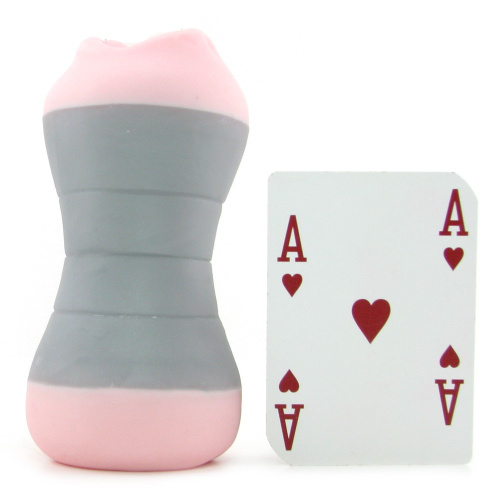 Компактный двойной мастурбатор ротик и попка Travel Gripper фото 5