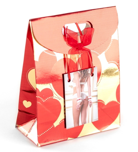 Наручники кожаные с нежным мехом бело-красные фото 5