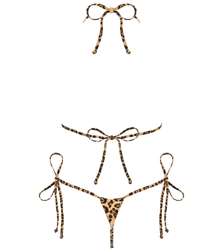 Эффектное мини-бикини Bella Vista с леопардовым принтом OS фото 6