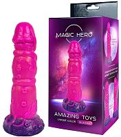 Розовый пенис пришельца Magic Hero 20 см
