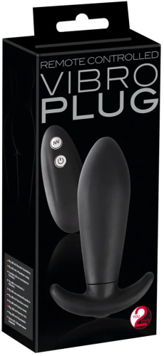 Анальная втулка с вибрацией и дистанционным пультом управления Vibro Plug фото 8