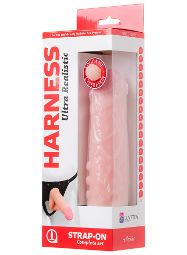 Страпон Harness с реалистичной насадкой фото 5
