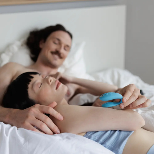 Смарт-вибратор для пар We-Vibe Sync Go бирюзовый фото 12