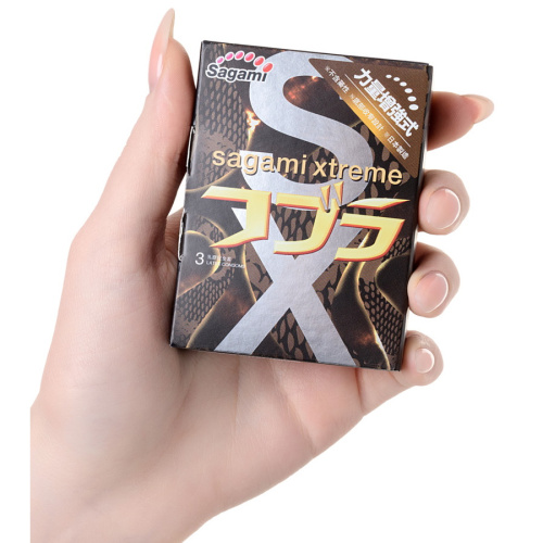 Презервативы с эффектом сужения Sagami Xtreme Cobra 3 шт фото 7