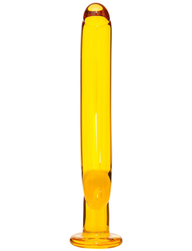 Изогнутый анальный стимулятор Банан из стекла фото 3