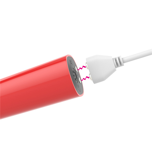 Красный мини вибратор Ijoy Rechargeable Bullet Scream фото 5