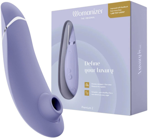 Бесконтактный стимулятор клитора Womanizer Premium 2 Lilac