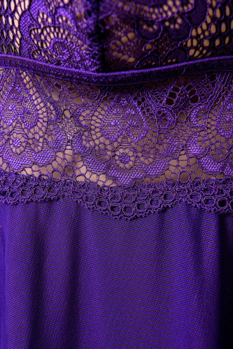 Изящный фиолетовый бэби-долл со стрингами Candy Girl Nevaeh S/M фото 5