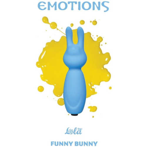 Мини-вибратор Emotions Funny Bunny Blue фото 2