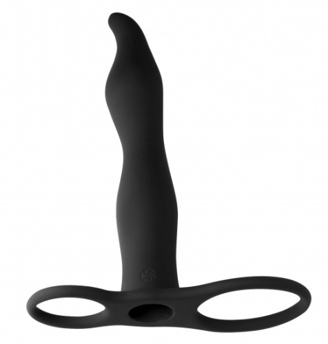 Вибронасадка для двойного проникновения Pure Passion Flirtini черная фото 2