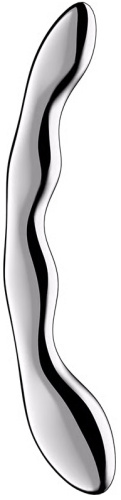 Двусторонний стальной стимулятор Satisfyer Cosmic Crest 2 фото 2