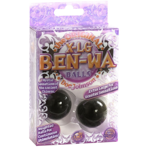 Вагинальные шарики X-Large Ben-Wa Black фото 2