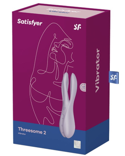 Вибростимулятор клитора и половых губ Satisfyer Threesome 2 Violet фото 6