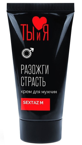 Крем для мужчин Sextaz-M с разогревающим эффектом 25 гр
